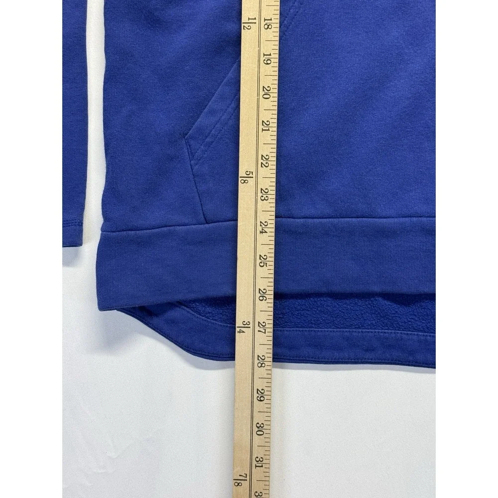 Adidas Blue‎ Hoodie Sweatshirt Men's Medium pullover fleece sweatshirt